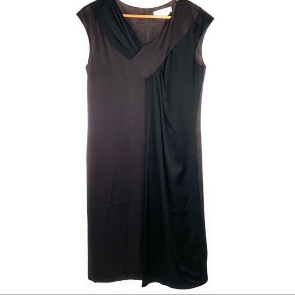 MaxMara Purple & Black Sheath Dress READ